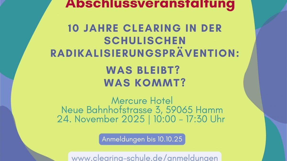 Anmeldung für die Abschlussveranstaltung CleaRNetworking (24.11.25 in Hamm) eröffnet
